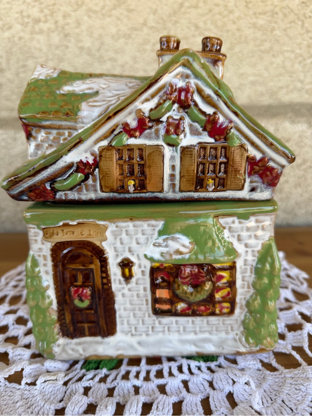 Christmas Cookie Jar Vintage